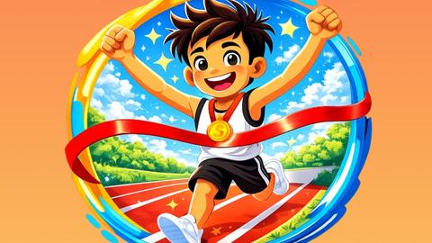 boy running