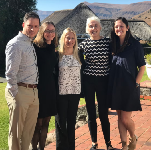 Phil Capin in South Africa with collaborators